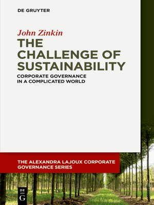 cover image of The Challenge of Sustainability